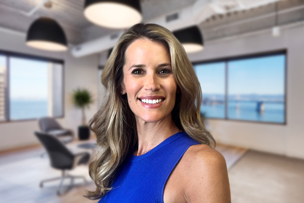 woman-wearing-blue-dress-in-office